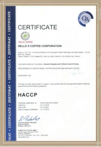 Chứng nhận haccp