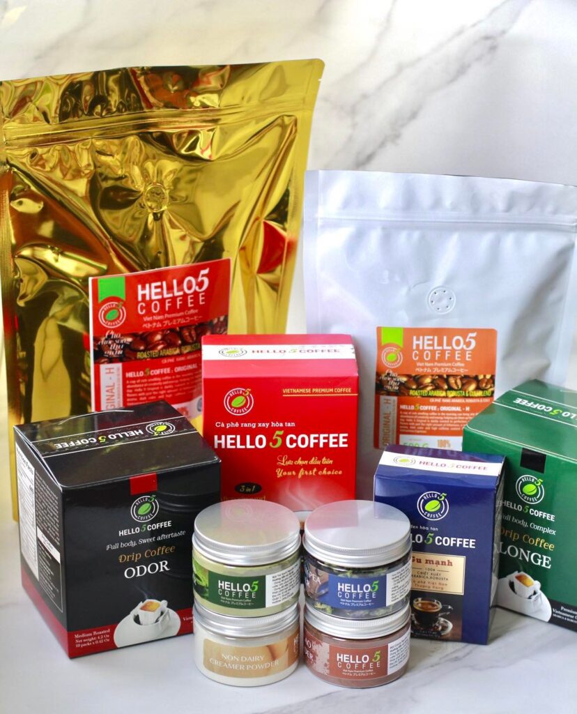 hello5coffee bộ sản phẩm 4