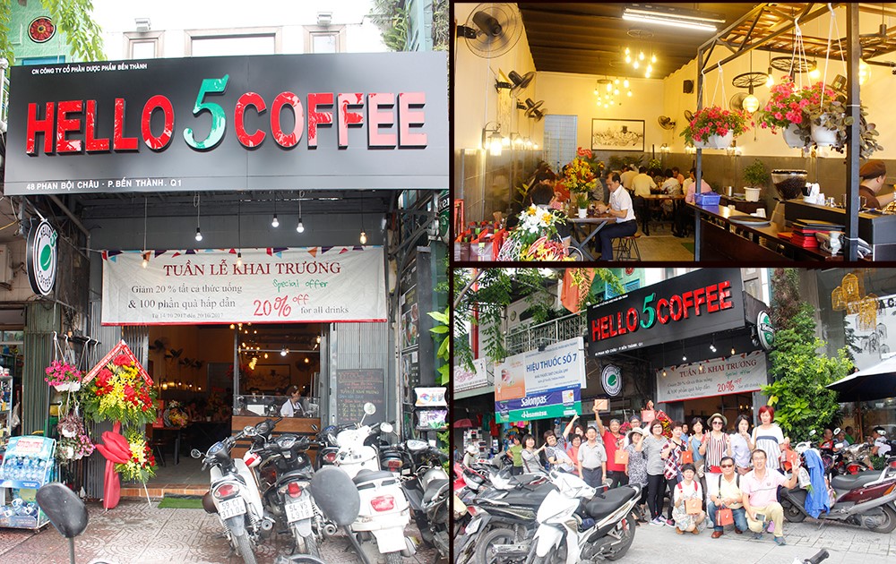 hello5coffee cửa hàng