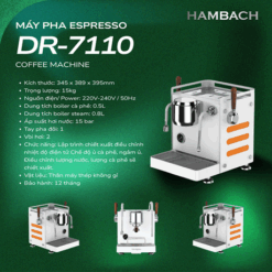 MÁY PHA CÀ PHÊ ESPRESSO DR-7110