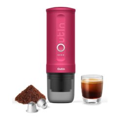 Máy Pha Cà Phê Outin Nano Portable Espresso Machine (Crimson Red) - Chính Hãng Full Vat