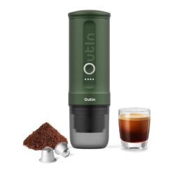 Máy Pha Cà Phê Outin Nano Portable Espresso Machine (Forest Green) - Chính Hãng Full Vat